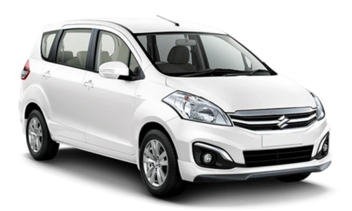 White SUV car for comfortable taxi service in Dehradun for family trips and airport transfers.