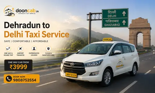 DoonCab Innova taxi providing Dehradun to Delhi taxi service with affordable one-way and round-trip cab booking