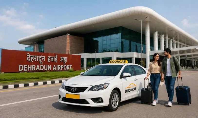 DoonCab taxi service at Dehradun Jolly Grant Airport for airport pickup and drop
